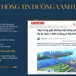 Giải phóng mặt bằng nhanh phục vụ dự án hơn 7.400 tỉ đồng ở Hải Phòng Giải phóng mặt bằng nhanh phục vụ dự án hơn 7.400 tỉ đồng ở Hải Phòng